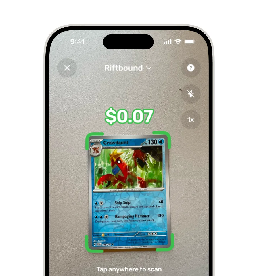 Scan screen